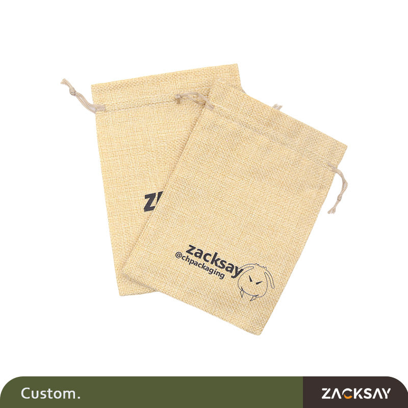 [50pcs]Colorful festival cloth bag /LOGO custom mock linen bag